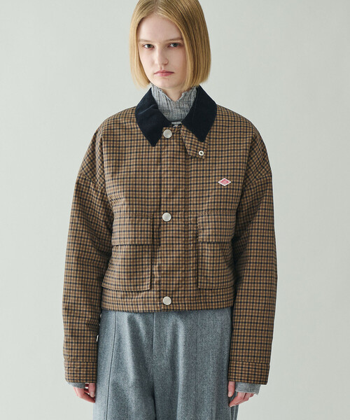 DANTON | 中綿ナイロン ショートジャケット WOMEN（ナイロンジャケット