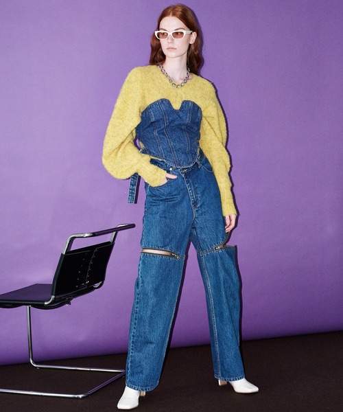 MAISON SPECIAL（メゾンスペシャル）の「デニムサイドストラップ