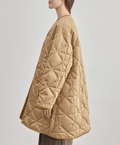 ROPE'（ロペ）の「【TAION×LIMONTA】軽量Vネックキルティング ミドル