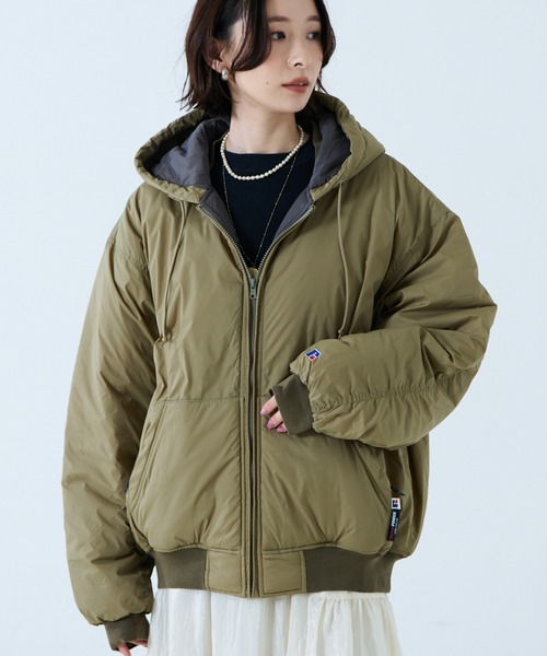 RUSSELL ATHLETIC/ラッセル アスレチック】ナイロンパファージップ