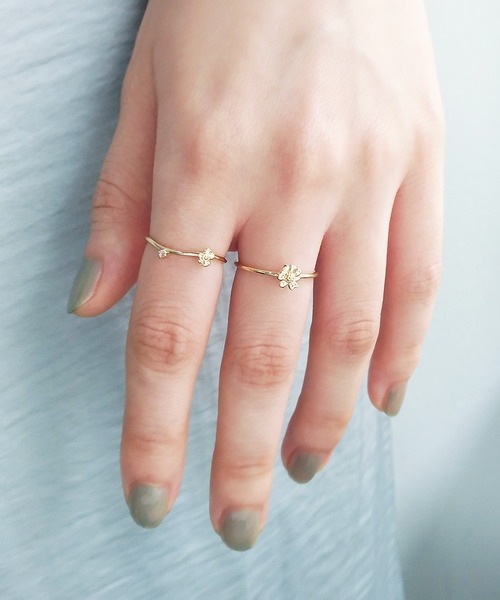 NOIR DE POUPEE（ノワールドプーペ）の「K10 フラワー×シャンパン