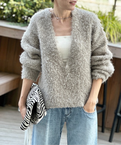 Whim Gazette（ウィムガゼット）の「ニットVプルオーバー（ニット