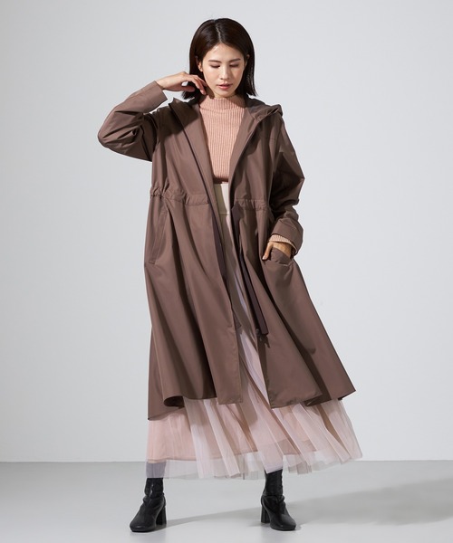 Chacott（チャコット）の「タフタAラインロングコート（カバーオール