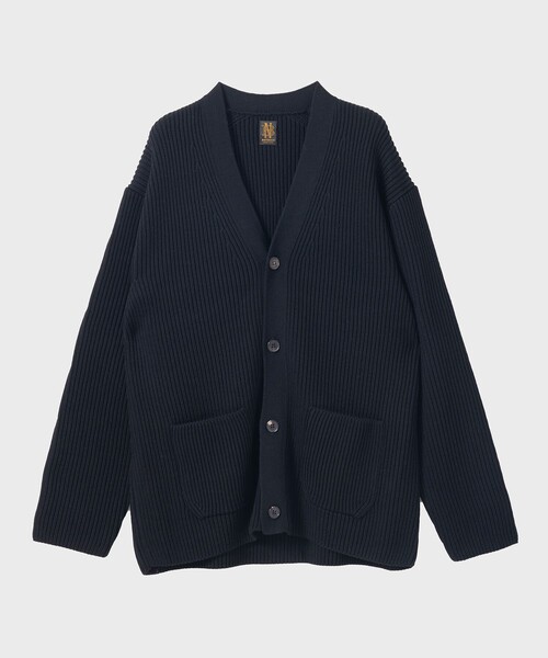 BATONER（バトナー）の「【BATONER/バトナー】SOLID WOOL RIB CARDIGAN