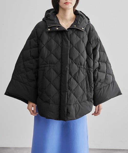 ROPE'（ロペ）の「【TAION×LIMONTA】ポンチョ キルティング フーデッド