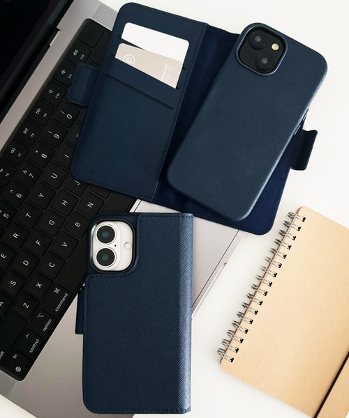 2Way Mag Flip Case iPhone16 16Pro 手帳型 着脱 iPhoneケース