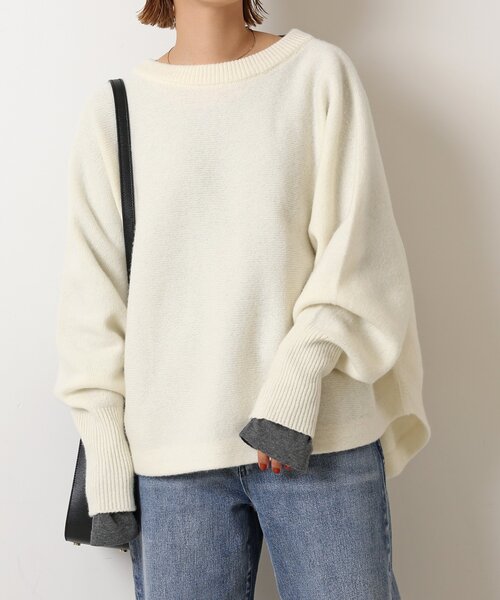 Spick & Span（スピックアンドスパン）の「ドルマンロングリブニット
