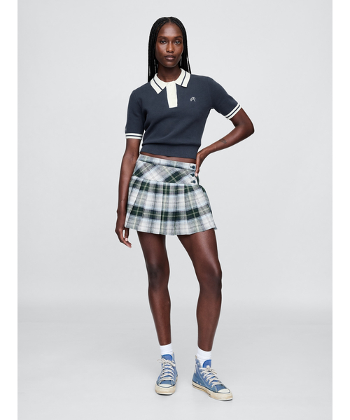 GAP（ギャップ）の「Gap × Malbon クロップド ポロセーター