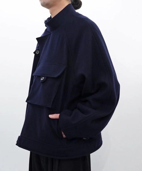 セール】【my beautiful landlet】MELTON FABRIC BLOUSON（ブルゾン