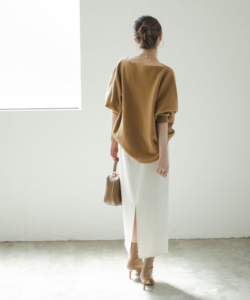 セール】《追加》ジャージーライクカラータイトスカート 7（スカート