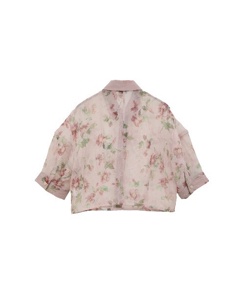SHEER FLOWER SHORT SLEEVE SHIRTS（シャツ/ブラウス）｜CLANE（クラネ