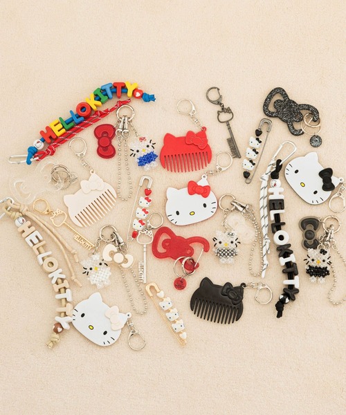 Me%（ミィパーセント）の「【HELLO KITTY】ビーズキーチャーム 319782