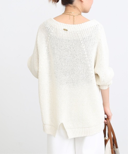 セール】Lily Linen アゼ プルオーバー（ニット/セーター）｜Deuxieme