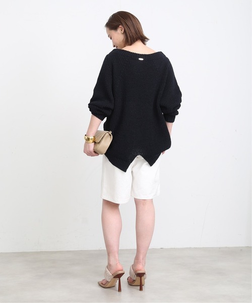 セール】Lily Linen アゼ プルオーバー（ニット/セーター）｜Deuxieme