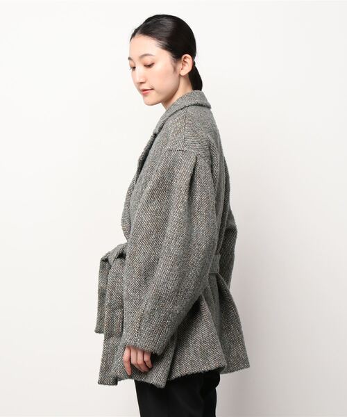 CLANE（クラネ）の「MIX LOOP TWEED BOX COAT（テーラードジャケット
