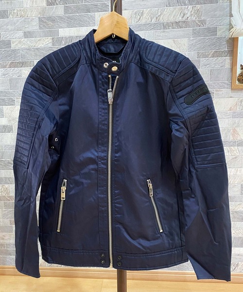DIESEL（ディーゼル）の「コットンナイロン バイカージャケット「J