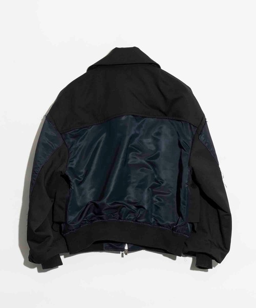 UNISEX》MA-1 Mix Prime-Over Puffer Jacket/MA-1ミックスプライム