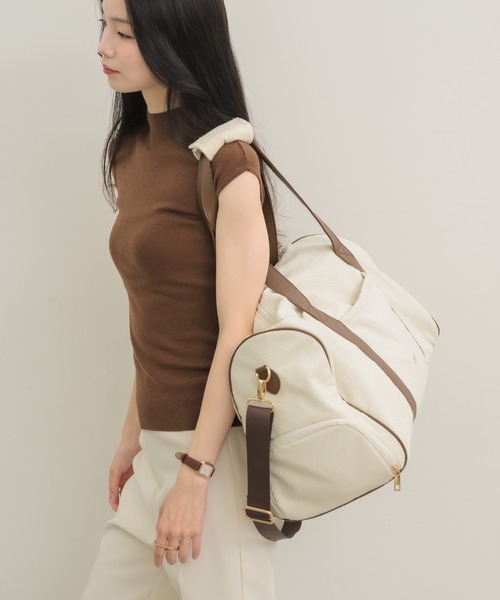NEUNA（ヌナ）の「【新色登場！】レザー切り替えショルダー/ボストン