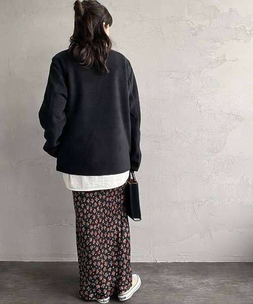 DANTON/ダントン] フリース ノーカラープルオーバー（その他アウター