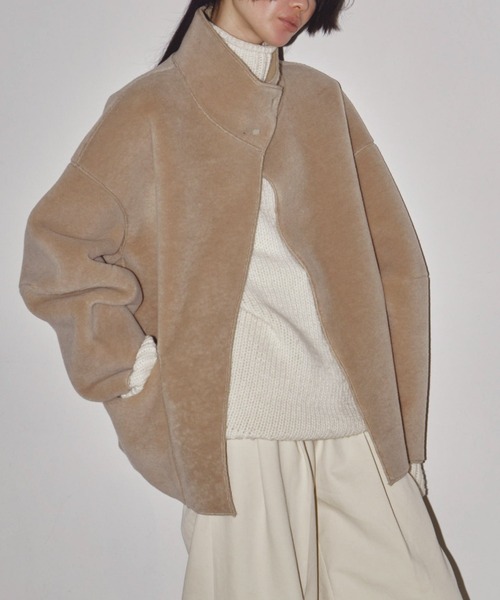 TODAYFUL（トゥデイフル）の「TODAYFUL Standcollar Boa Jacket