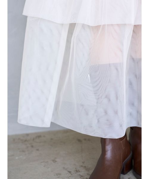 チュールパニエスカート（スカート）｜SNIDEL（スナイデル）の