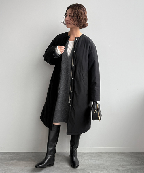 追加》ウォッシャブルファーリーミニワンピース（ワンピース）｜SLOBE