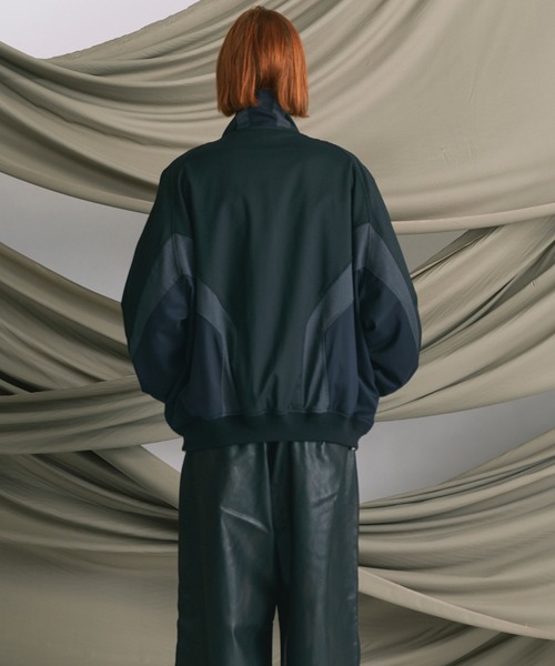 UNISEX》Wool Mixed Prime-Over Track Jacket/ウールミックスプライム