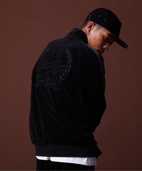 AVIREX（アヴィレックス）の「VELOUR TRACK JACKET / ベロア トラック