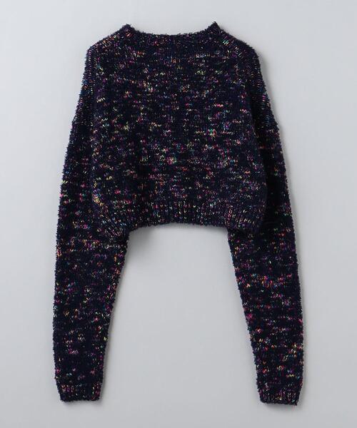 6（ロク）の「＜6(ROKU)＞マルチスラブ クルーネック ニット（ニット