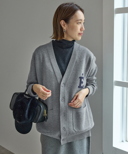 一部WEB限定カラーあり》サガラ刺繍スウェットライクニット