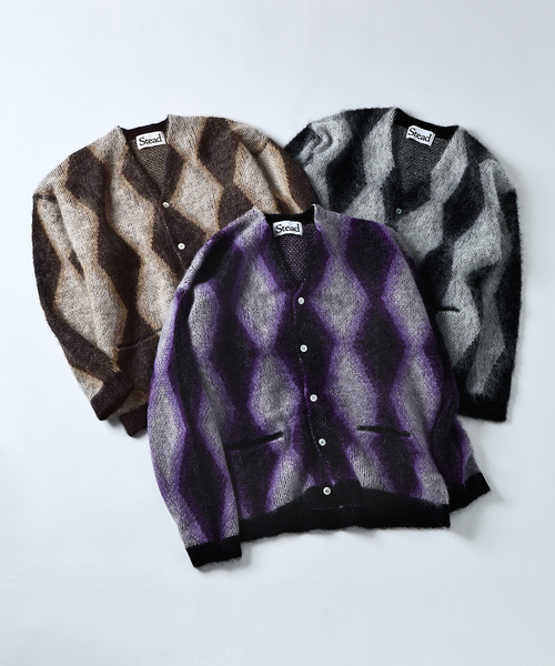セール】Stead / モヘア ミックス スクエア カーディガン