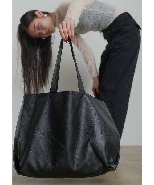 セール】ビッグ レザー トートバッグ レディース 大容量 A4対応 通勤