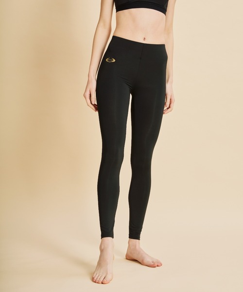 RIZAP/ライザップ こっそりスタイルアップレギンス 10分丈 裾プレーン