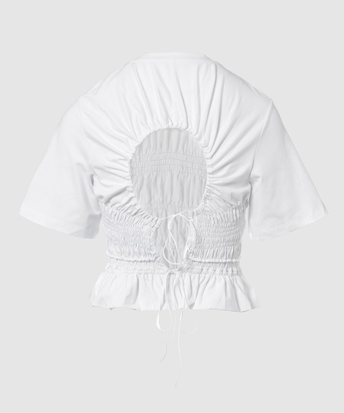 CECILIE BAHNSEN（セシリー バンセン）の「SHORT SLEEVE SMOCK T-SHIRT