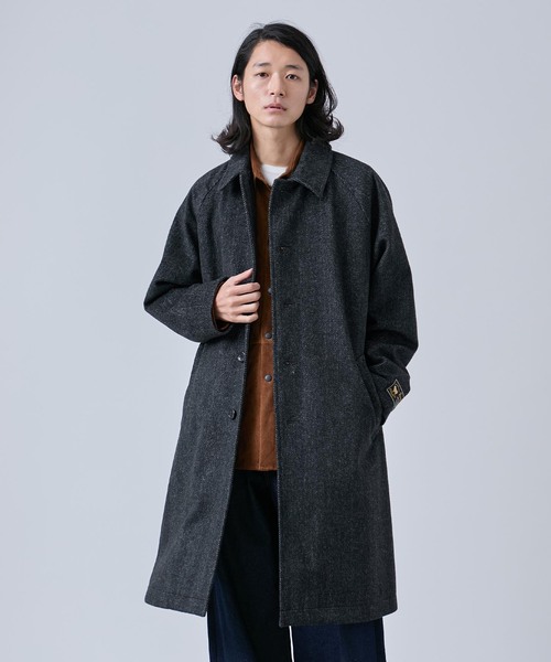セール】タスマニアウール ウインドシャット ステンカラーコート