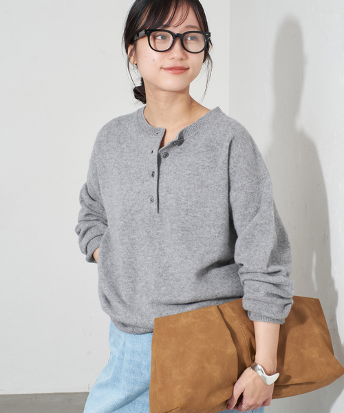 セール】echecs ヘンリープルオーバー（ニット/セーター）｜SLOBE IENA