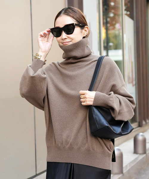 JUSPER タートルネック プルオーバー（ニット/セーター）｜Deuxieme