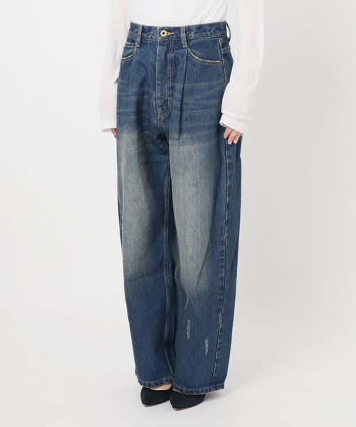 WEB限定サイズ有り / 追加》5 1/2 TUCKBARREL DENIM（デニムパンツ