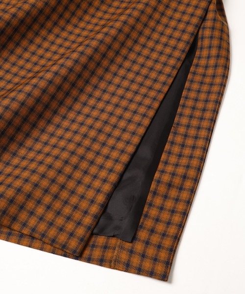 CULLNI（クルニ）の「23-AW-038B Shetland Check Trench Coat