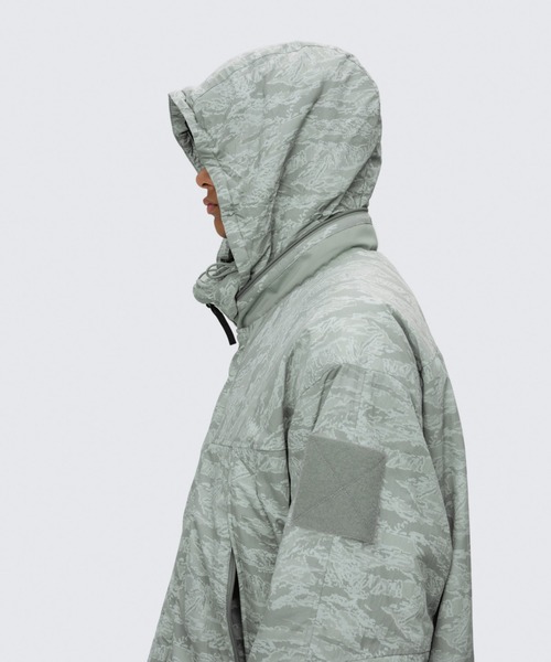 あいAIRBLASTER STAY WILDパーカー グレー/ホワイト M Stay Wild Parka