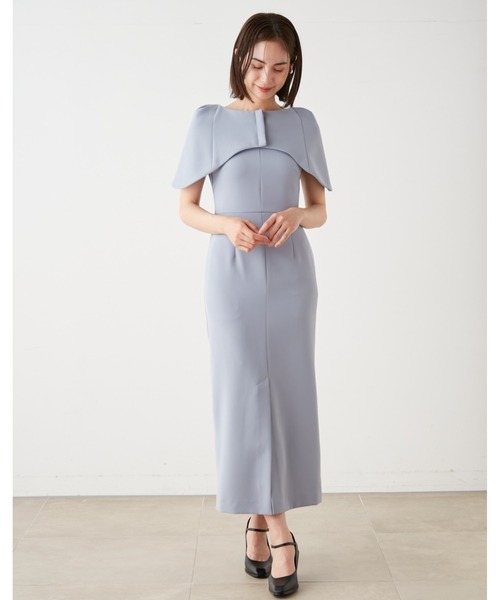 SNIDEL（スナイデル）の「ケープセットタイトドレス（ワンピース