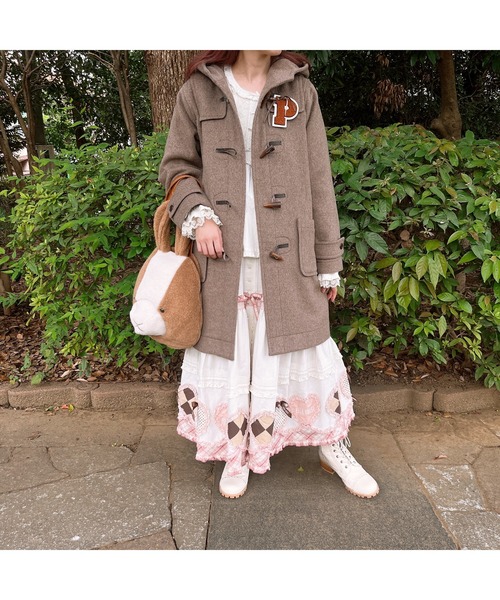 PINK HOUSE（ピンクハウス）の「ワッペン使いダッフルコート（ダッフル