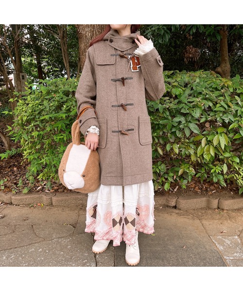 PINK HOUSE（ピンクハウス）の「ワッペン使いダッフルコート（ダッフル