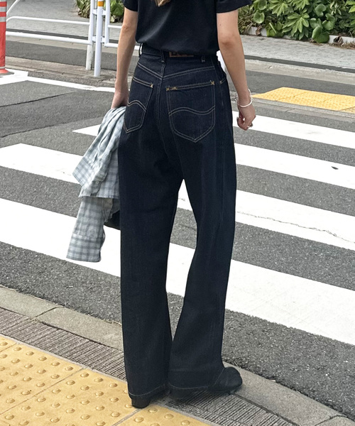 新色追加 LEE 別注ハイウエストルーズデニム（デニムパンツ）｜OUTDOOR