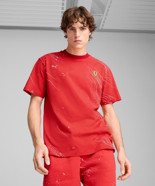 セール】PUMA プーマ メンズ フェラーリ レース カラー S AOP 半袖 T