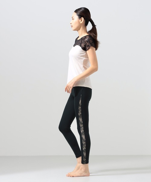 Chacott（チャコット）の「レースコンビレギンス（レギンス/スパッツ