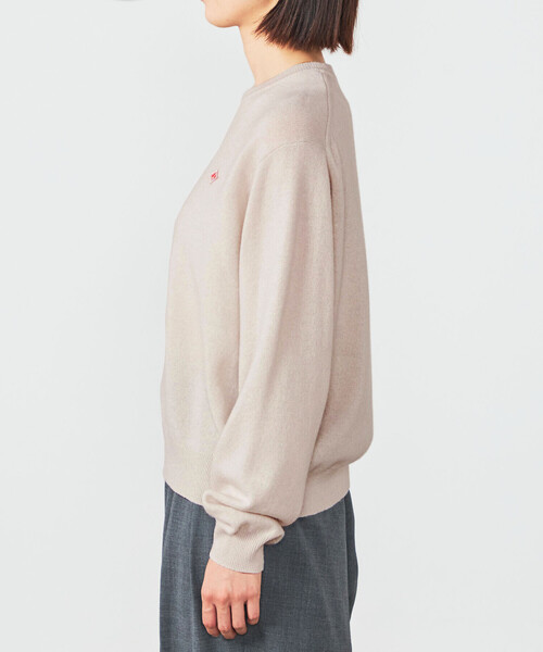 DANTON | ラムウール クルーネックニットプルオーバー WOMEN（ニット