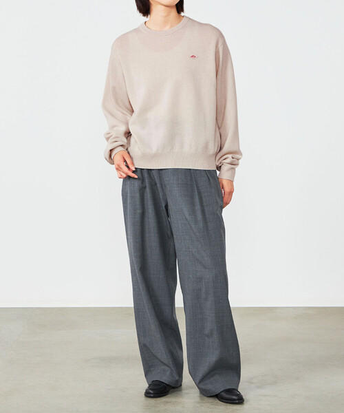 DANTON | ラムウール クルーネックニットプルオーバー WOMEN（ニット