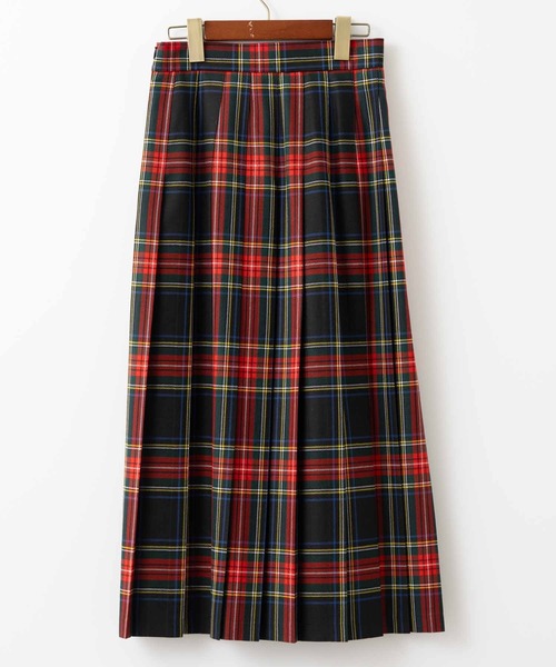 ONeil of Dublin オールプリーツ ウールロングスカート 83cm（スカート
