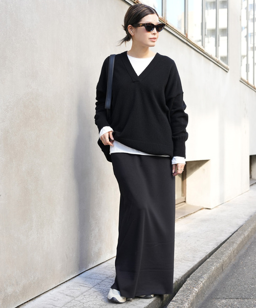 セール】*追加 OLBIA Vネック プルオーバー（ニット/セーター